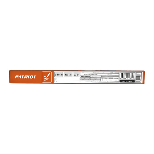 Электроды сварочные Patriot МР-3С ф4 (пачка 1 кг) 605012010 Электроды сварочные Patriot МР-3С ф4 (пачка 1 кг) 605012010