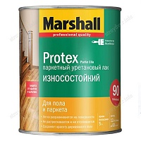 Лак паркетный "PROTEX" полуматовый "Marshall" 2.5 л 42457 Лак паркетный "PROTEX" полуматовый "Marshall" 2.5 л 42457
