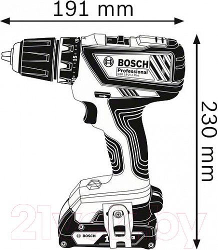 Аккумуляторная дрель-шуруповёрт Bosch GSR 18-2-LI Plus + ящик Toolbox Pro (BOSCH 0.615.990.L29 ) Аккумуляторная дрель-шуруповёрт Bosch GSR 18-2-LI Plus + ящик Toolbox Pro (BOSCH 0.615.990.L29 )