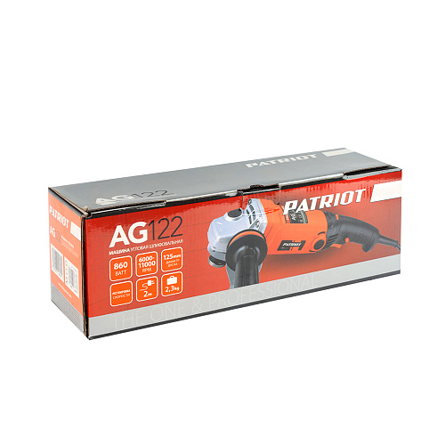 УШМ 125-0,86 PATRIOT AG 122 110301210 УШМ 125-0,86 PATRIOT AG 122 110301210