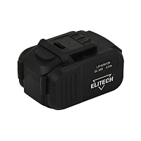 Аккумулятор Elitech 18В 4,0 Ач 1820.067700 Аккумулятор Elitech 18В 4,0 Ач 1820.067700