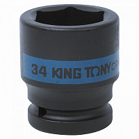 Головка торцевая KING TONY 3/4 34 мм ударная 653534М Головка торцевая KING TONY 3/4 34 мм ударная 653534М