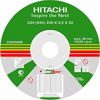 Круг отрезной по металлу 230х2,0х22 Hitachi 23020HR PREM Круг отрезной по металлу 230х2,0х22 Hitachi 23020HR PREM
