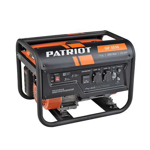 Генератор бензиновый Patriot GP 3510 (474101535) Генератор бензиновый Patriot GP 3510 (474101535)