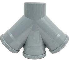 Крестовина VALFEX PP однопл ф110/110/110х45° (1/14) 27111110 Крестовина VALFEX PP однопл ф110/110/110х45° (1/14) 27111110