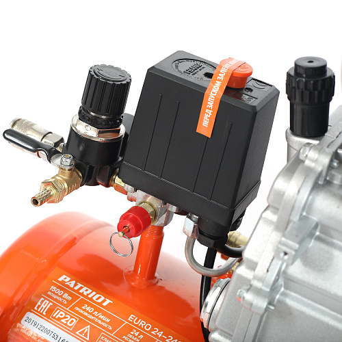 Компрессор PATRIOT EURO 24/240K+набор KIT 5В Компрессор PATRIOT EURO 24/240K+набор KIT 5В