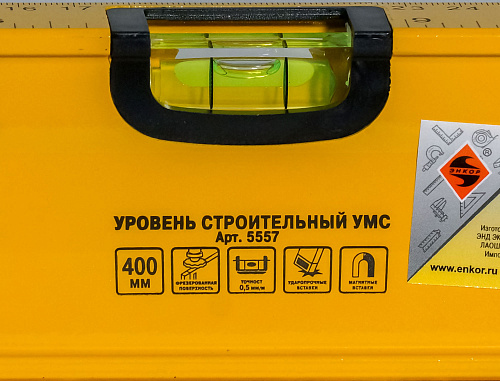 Уровень Энкор 400 мм магнитный 5557 Уровень Энкор 400 мм магнитный 5557