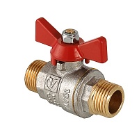 Кран шаровой 1" MM бабочка (6/90) Valtec VT.219.N.06 Кран шаровой 1" MM бабочка (6/90) Valtec VT.219.N.06
