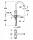 Смеситель "COSTA L" для умывальника КБ резина Grohe 21337001 Смеситель "COSTA L" для умывальника КБ резина Grohe 21337001