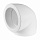 Уголок Valfex PP-R 90° 90мм белый (2/6) 10108090 Уголок Valfex PP-R 90° 90мм белый (2/6) 10108090