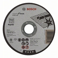 Круг отрезной по металлу (по нержавейке) 125x1,0x22 1 шт/25 BOSCH 2.608.600.549 Круг отрезной по металлу (по нержавейке) 125x1,0x22 1 шт/25 BOSCH 2.608.600.549