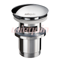 Выпуск для раковины 1 1/4" Ø 63мм Wirquin Квик-Клак с переливом (30723123) Выпуск для раковины 1 1/4" Ø 63мм Wirquin Квик-Клак с переливом (30723123)