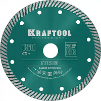 Круг алмазный Kraftool ф150х2,4х22,2 Turbo 36682-150 Круг алмазный Kraftool ф150х2,4х22,2 Turbo 36682-150