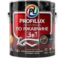 Грунт эмаль по ржавчине Профилюкс 3в1 Черная 1.9кг 427418 Грунт эмаль по ржавчине Профилюкс 3в1 Черная 1.9кг 427418