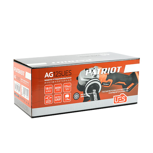 Углошлифовальная машина PATRIOT AG 125UES 110303125 Углошлифовальная машина PATRIOT AG 125UES 110303125