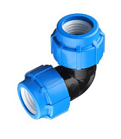 Отвод ПНД VALFEX 90° 40х40 (6/24) 121001214040 Отвод ПНД VALFEX 90° 40х40 (6/24) 121001214040