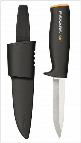 Нож универсальный длина лезвия 9,5см Fiskars Solid 125860/1001622 Нож универсальный длина лезвия 9,5см Fiskars Solid 125860/1001622